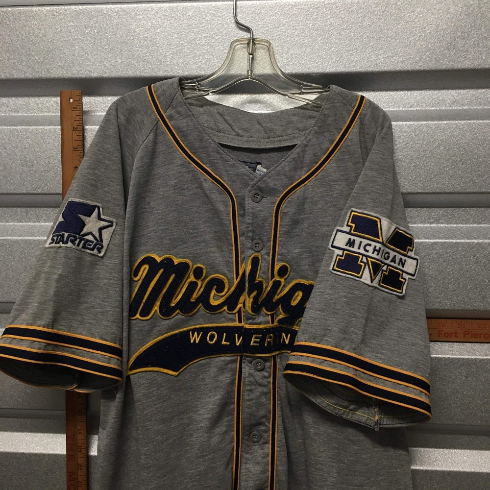 Vintage Starter Michigan Wolverines Jersey
